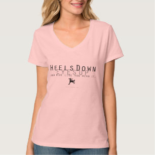 かかとを下ろす Tシャツ