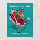 かかとを蹴り上げて ポストカード (正面)