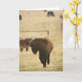 かかとを蹴り上げるミニフォール カード (黄色い花)