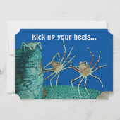 かかとを蹴り上げる招待状 (正面)