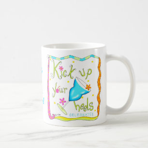 かかとを蹴り上げる コーヒーマグカップ