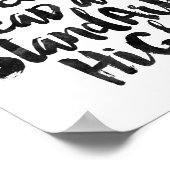 かかと保の頭と基準が高い ポスター (角)