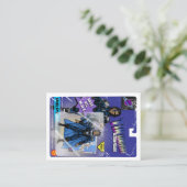 かかと対M.O.C.BUSINESSカード 名刺 (スタンド正面)