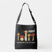 かきのこ飼料に入れたいミルフおもしろいきのこ クロスボディバッグ (裏面)