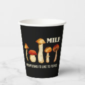 かきのこ飼料に入れたいミルフおもしろいきのこ 紙コップ (正面)