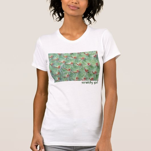 かきむしる女の子 Tシャツ (正面)