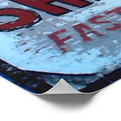 かき氷のヴィンテージ ポスター (角)