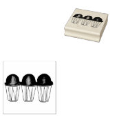 かき氷イタリアン氷サマースヌーコーンSnoコーン ラバースタンプ (押印)