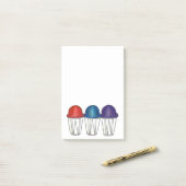 かき氷イタリアンSNOスノースノーコーンスヌートーンポスト ポストイット (デスク上)