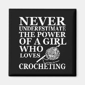 かぎおもしろい編み引用文 マグネット (正面)