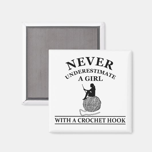 かぎおもしろい編み引用文 マグネット (正面/裏面)