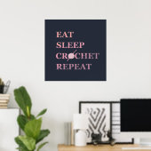 かぎおもしろい針引用文 ポスター (ホームオフィス)