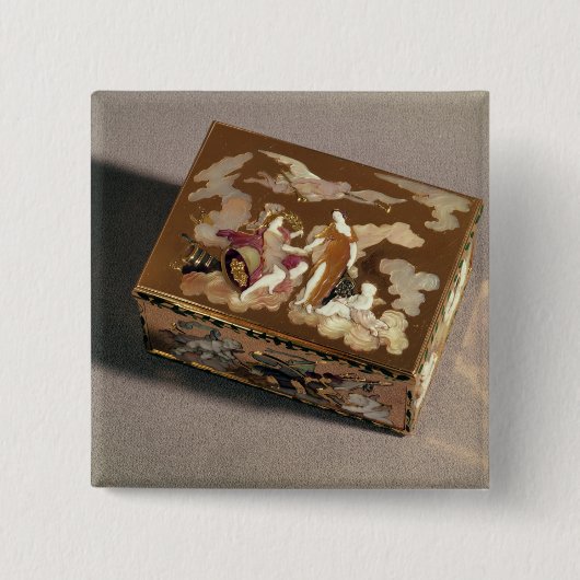 かぎたばこ箱 缶バッジ (正面)