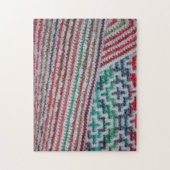 かぎカラフル針模様 ジグソーパズル (縦)