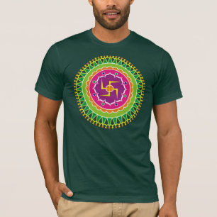 かぎ十字のパターン Tシャツ