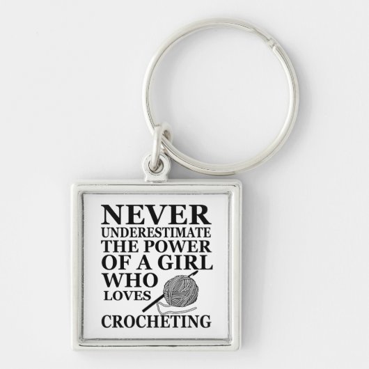 かぎ編おもしろいみ引用文の贈り物 キーホルダー (正面)