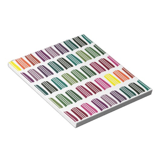 かぎ編みカラフル編み糸パターンかぎ編み ノートパッド (アングル)