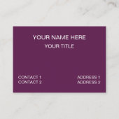 かぎ編みカラフル編み糸パターンかぎ編み 名刺 (裏面)