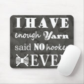 かぎ編み・不十分な糸フックアクラフツ暗い マウスパッド (マウス)