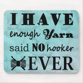 かぎ編み・不十分な糸フックアクラフト マウスパッド