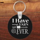 かぎ編み・糸の工芸品が不十分 キーホルダー (正面)