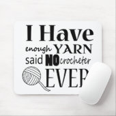 かぎ編み・糸の工芸品が不十分 マウスパッド (マウス)