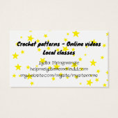 かぎ針かわいい動物魔法妖精の糸の工芸品 (裏面)