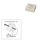 かぎ針と糸の多目的縫製 ラバースタンプ (押印)