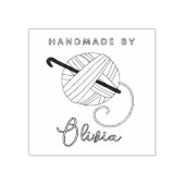 かぎ針と糸の多目的縫製 ラバースタンプ (インプリント)