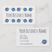 かぎ針と糸、パーソナライズされたあなたのビジネス 名刺 (正面/裏面)