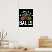 かぎ針と編み物糸かぎ糸編み物日 ポスター (キッチン)