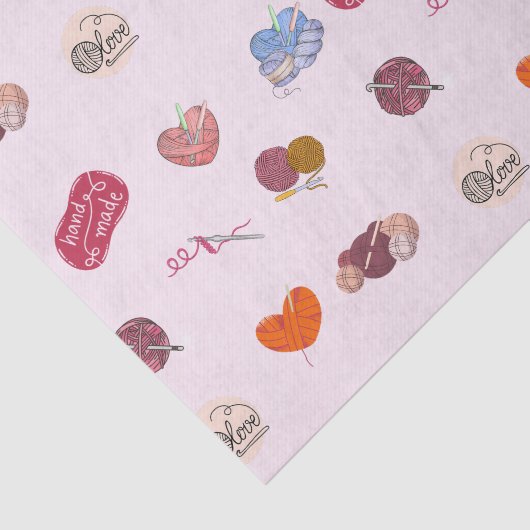 かぎ針の恋人の糸のボールとかぎ針 薄葉紙 (詳細)