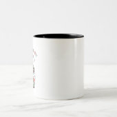 かぎ針は私のジャムだ ツートーンマグカップ (中央)