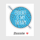 かぎ針は私のセラピー シール (シート)