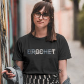 かぎ針は私の情熱の色数々のの文字 Tシャツ