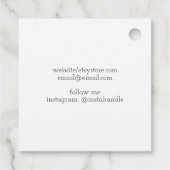 かぎ針及びラヴラベル手作り糸つる フェイバータグ (裏面)