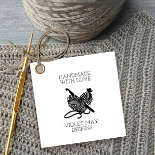 かぎ針及びラヴラベル手作り糸つる フェイバータグ