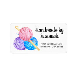 かぎ針及び毛糸工事業 ラベル