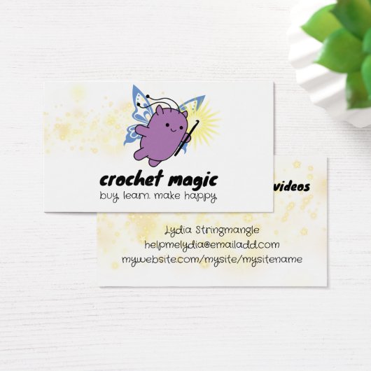 かぎ針妖精かわいい動物の小妖精や小人糸工芸品 (デスク)