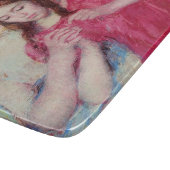 かぎ針師のレッスン（姉妹2人） カッティングボード (角)