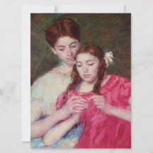 かぎ針師のレッスン（姉妹2人）