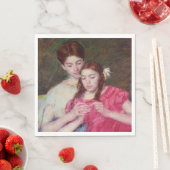 かぎ針師のレッスン(姉妹2人) スタンダードランチョンナプキン (インサイチュ)