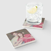 かぎ針師のレッスン(姉妹2人) ストーンコースター (横)