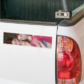 かぎ針師のレッスン（姉妹2人） バンパーステッカー (トラック上)