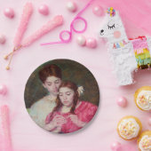 かぎ針師のレッスン(姉妹2人) ペーパープレート (パーティー)