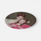 かぎ針師のレッスン(姉妹2人) ペーパープレート (アングル)