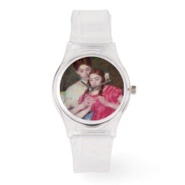 かぎ針師のレッスン（姉妹2人） 腕時計