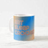 かぎ針愛好家のためのマグカップ コーヒーマグカップ (正面左)