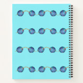 かぎ針札。Crochetspirationの複数形お名前 ノートブック (裏面)