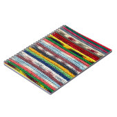 かぎ針模様スパイラルノート ノートブック (左側)